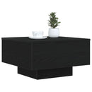 Sofabord Sort eg 55 x 55 x 31 cm Konstrueret træ