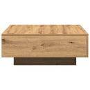 Sofabord Artisan Egetræ 80 x 80 x 31 cm