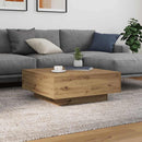 Sofabord Artisan Egetræ 80 x 80 x 31 cm Konstrueret træ