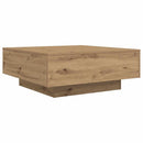 Sofabord Artisan Egetræ 80 x 80 x 31 cm Konstrueret træ