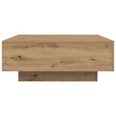 Sofabord Artisan Egetræ 80 x 80 x 31 cm Konstrueret træ
