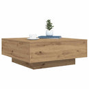 Sofabord Artisan Egetræ 80 x 80 x 31 cm Konstrueret træ