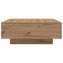 Sofabord Artisan Egetræ 80 x 80 x 31 cm Konstrueret træ
