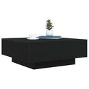 Sofabord Sort eg 80 x 80 x 31 cm Konstrueret træ