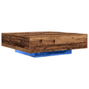 Sofabord Gammelt træ 100 x 100 x 31 cm Konstrueret træ