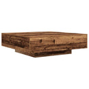 Sofabord Gammelt træ 100 x 100 x 31 cm Konstrueret træ