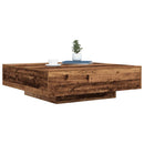 Sofabord Gammelt træ 100 x 100 x 31 cm Konstrueret træ