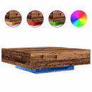 Sofabord Gammelt træ 100 x 100 x 31 cm Konstrueret træ