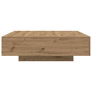 Sofabord Artisan Egetræ 100 x 100 x 31 cm Konstrueret træ