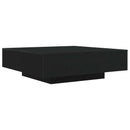 Sofabord Sort eg 100 x 100 x 31 cm Konstrueret træ
