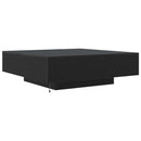 Sofabord Sort eg 100 x 100 x 31 cm Konstrueret træ