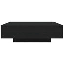 Sofabord Sort eg 100 x 100 x 31 cm Konstrueret træ