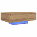 Sofabord Artisan Egetræ 85 x 55 x 31 cm Konstrueret træ