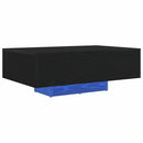 Sofabord Sort eg 85 x 55 x 31 cm Konstrueret træ