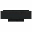 Sofabord Sort eg 85 x 55 x 31 cm Konstrueret træ