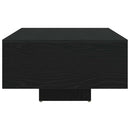 Sofabord Sort eg 85 x 55 x 31 cm Konstrueret træ