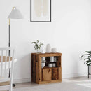 LED Sideboard Brun 60,5 x 37 x 67 cm Konstrueret træ
