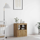 LED Sideboard Brun 60,5 x 37 x 67 cm Konstrueret træ