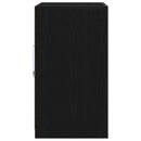 LED Sideboard Sort 60,5 x 37 x 67 cm Konstrueret træ