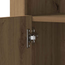 LED Sideboard 2 stk. 41 x 37 x 67 cm Konstrueret træ