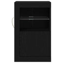LED Sideboard Sort eg 41 x 37 x 67 cm Konstrueret træ