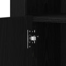 LED Sideboard 2 pcs Sort eg 41 x 37 x 67 cm Konstrueret træ
