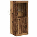 LED Sideboard Brun 41 x 37 x 100 cm Konstrueret træ