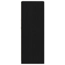 LED Sideboard Sort 41 x 37 x 100 cm Konstrueret træ