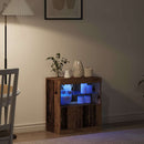 LED Sideboard Brun 60,5 x 37 x 67 cm Konstrueret træ