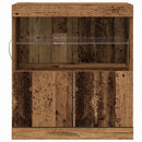 LED Sideboard Brun 60,5 x 37 x 67 cm Konstrueret træ
