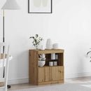 LED Sideboard Brun 60,5 x 37 x 67 cm Konstrueret træ