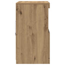 LED Sideboard Brun 60,5 x 37 x 67 cm Konstrueret træ