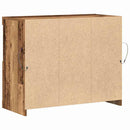 LED Sideboard Brun 81 x 37 x 66,5 cm Konstrueret træ