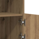LED Sideboard Brun 81 x 37 x 66,5 cm Konstrueret træ