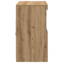 LED Sideboard Brun 81 x 37 x 66,5 cm Konstrueret træ