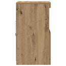 LED Sideboard Artisan Egetræ 41 x 37 x 67 cm Konstrueret træ