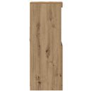LED Sideboard Artisan Egetræ 41 x 37 x 100 cm Konstrueret træ