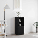 LED Sideboard Sort eg 41 x 37 x 100 cm Konstrueret træ