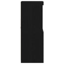 LED Sideboard Sort eg 41 x 37 x 100 cm Konstrueret træ