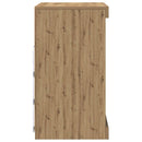 LED Sideboard Artisan Egetræ 60,5 x 37 x 67 cm Konstrueret træ