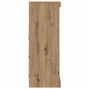 LED Sideboard Artisan Egetræ 60,5 x 37 x 100 cm Konstrueret træ