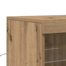 LED Sideboard Artisan-eg 81 x 37 x 100 cm Konstrueret træ