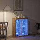 LED Sideboard Artisan-eg 81 x 37 x 100 cm Konstrueret træ