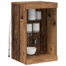 LED Sideboard Gammelt træ 41 x 37 x 67 cm Konstrueret træ