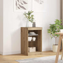 LED Sideboard Artisan Egetræ 41 x 37 x 67 cm Konstrueret træ
