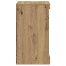 LED Sideboard Artisan Egetræ 41 x 37 x 67 cm Konstrueret træ