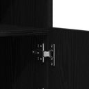 LED Sideboard Sort eg 41 x 37 x 67 cm Konstrueret træ