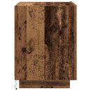 Natskab 2 pcs Gammelt træ 45 x 40 x 55 cm Konstrueret træ