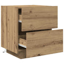 Natskab 2 pcs Artisan Egetræ 45 x 40 x 55 cm Konstrueret træ
