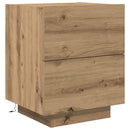 Natskab 2 pcs Artisan Egetræ 45 x 40 x 55 cm Konstrueret træ